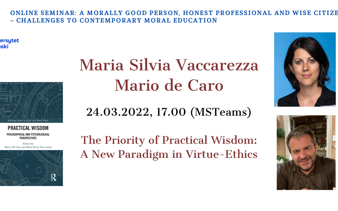 A morally good person, honest professional and wise citizen – challenges to contemporary moral education